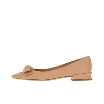 FERRAGAMO Vara Flat Shoes Women's Brown