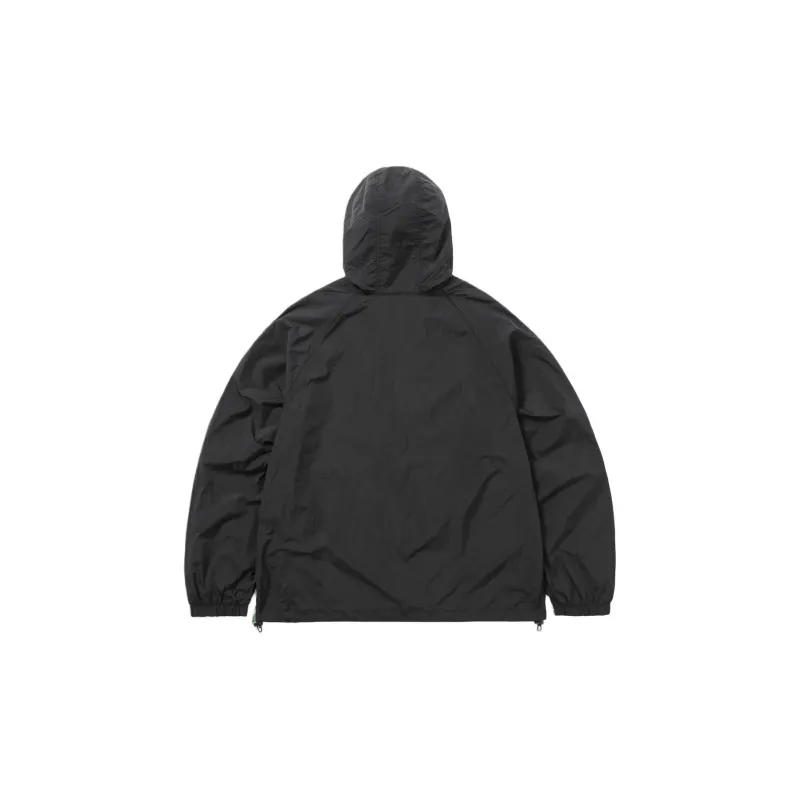 Thisisneverthat FW24 SP Logo Windbreaker Jacket Unisex Black-1