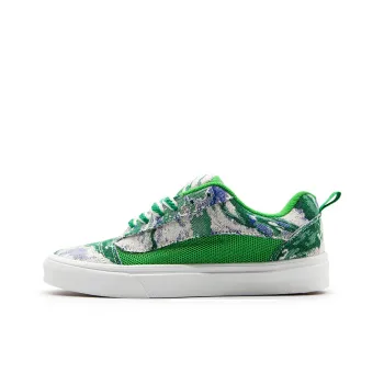 YIBONI Anti-Slip Wear-Resistant Low-Top Skateboard Shoes Unisex Green Blue