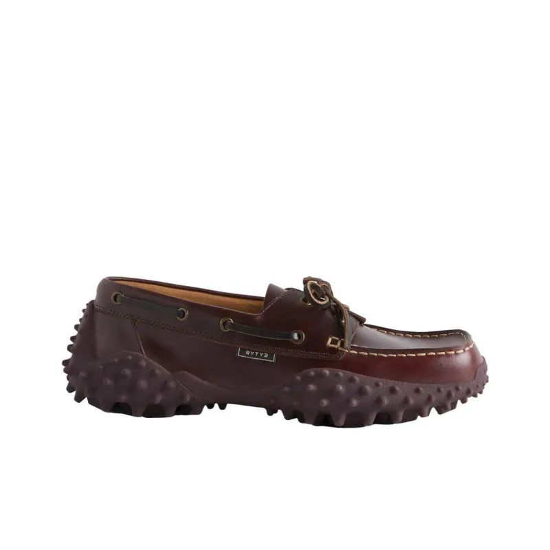 EYTYS Boat Shoes Unisex Burgundy-1