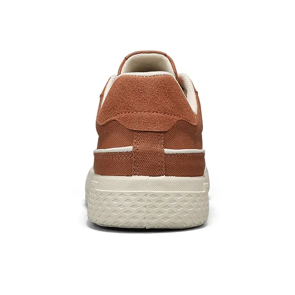 Warrior Wear resistant Lightweight Breathable And Non slip. Low Top Canvas Shoes Men's Orange Red-4