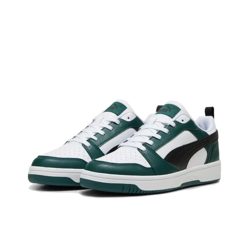 PUMA Rebound V6 Anti Slip Wear Resistant Low Top Skateboard Shoes Unisex Green-2