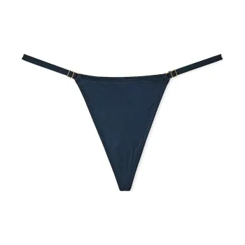 Victoria's Secret Very Sexy V-Hardware Adjustable V-String Panty / D T Underpants Women's 1 Pack Marine Blue