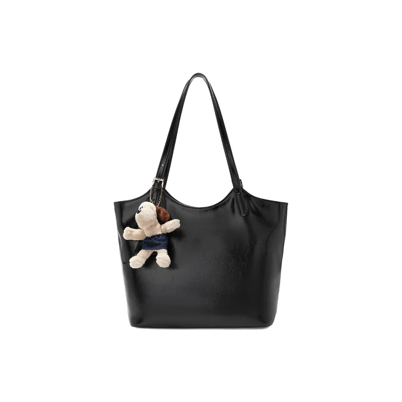 MEXICAN Polyurethane Leather Tote Handbag, Shoulder Bag Regular Women's Black/Red Brown-0