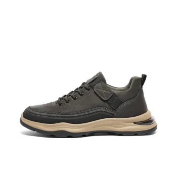 BELLE Work Boots Men's Black Khaki