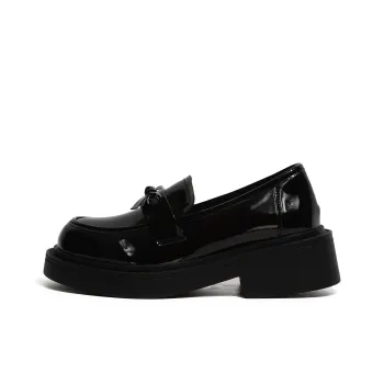 NUNZ Loafers Women's Black Glossy/Black Matte