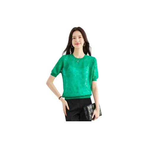 CARBAMMI T-Shirts Women's Emerald Green