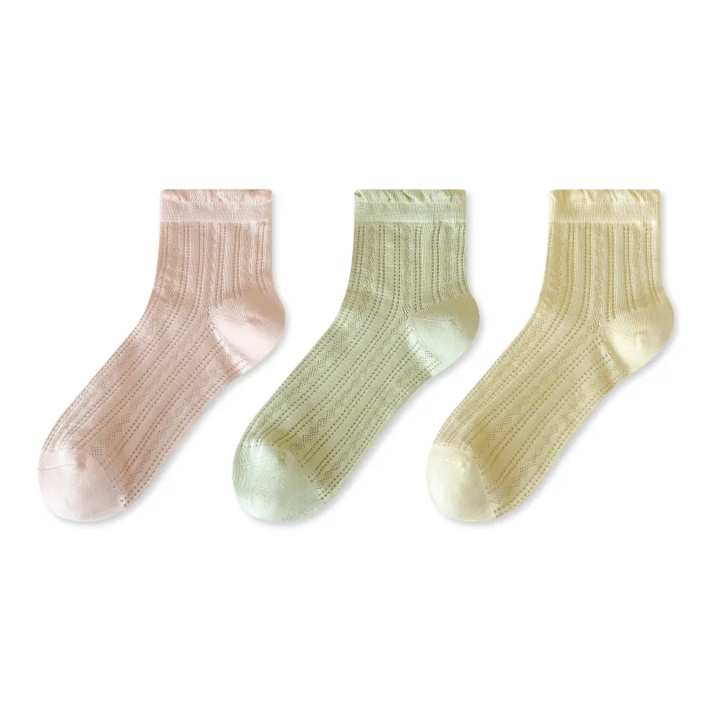 Caramella Mid Calf Socks Women's 3 Pack-10