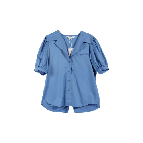 BASIC HOUSE Shirts Women's Blue