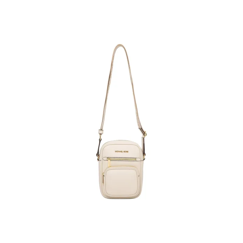 MICHAEL KORS Jet Set Cow Leather Crossbody Bag Shoulder Bag Medium Size Women's Cream White-1