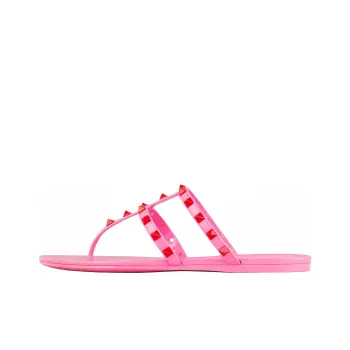 Valentino Abrasion Resistant Flip Flops Women's Pink