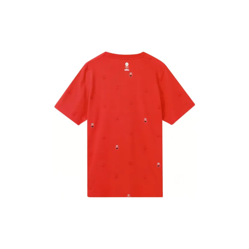 Adidas Neo Sesame Street Co branded Collection T Shirt Men's Red-1