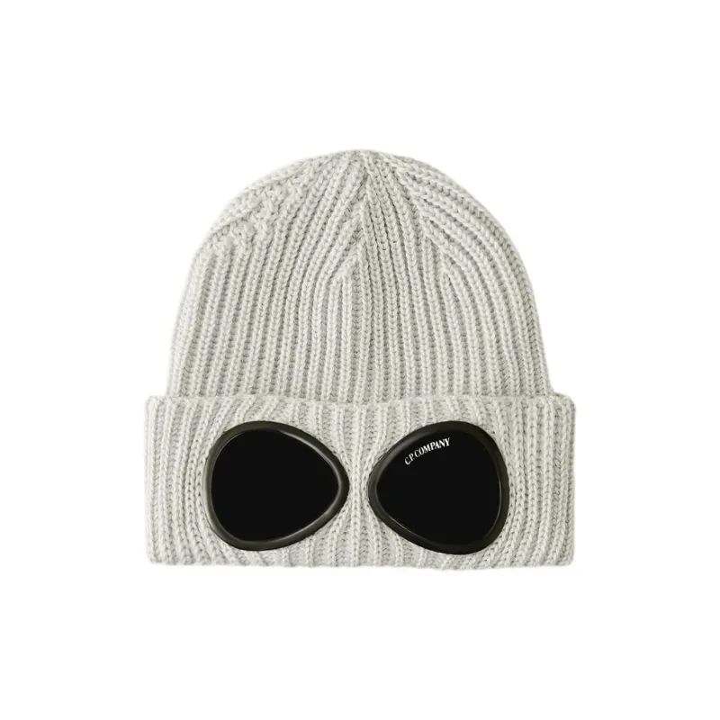 C.P.Company Goggle Detailed Turn Up Hem Beanie-0
