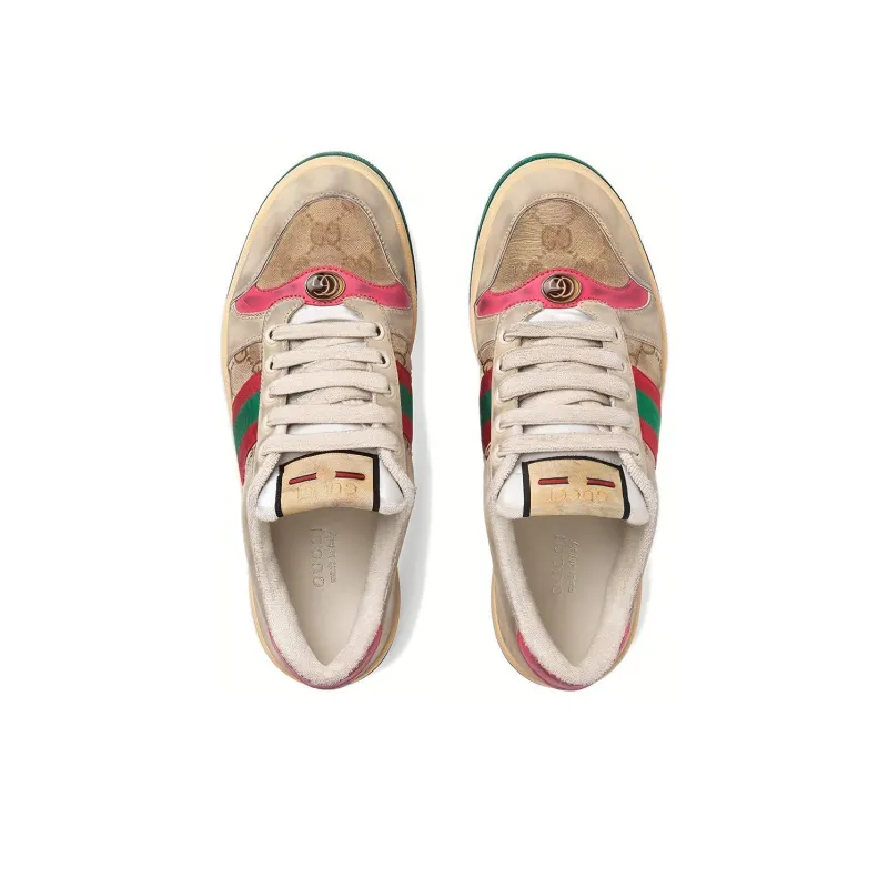 GUCCI Women's Screener 'Distressed Pink Green' Women's-2