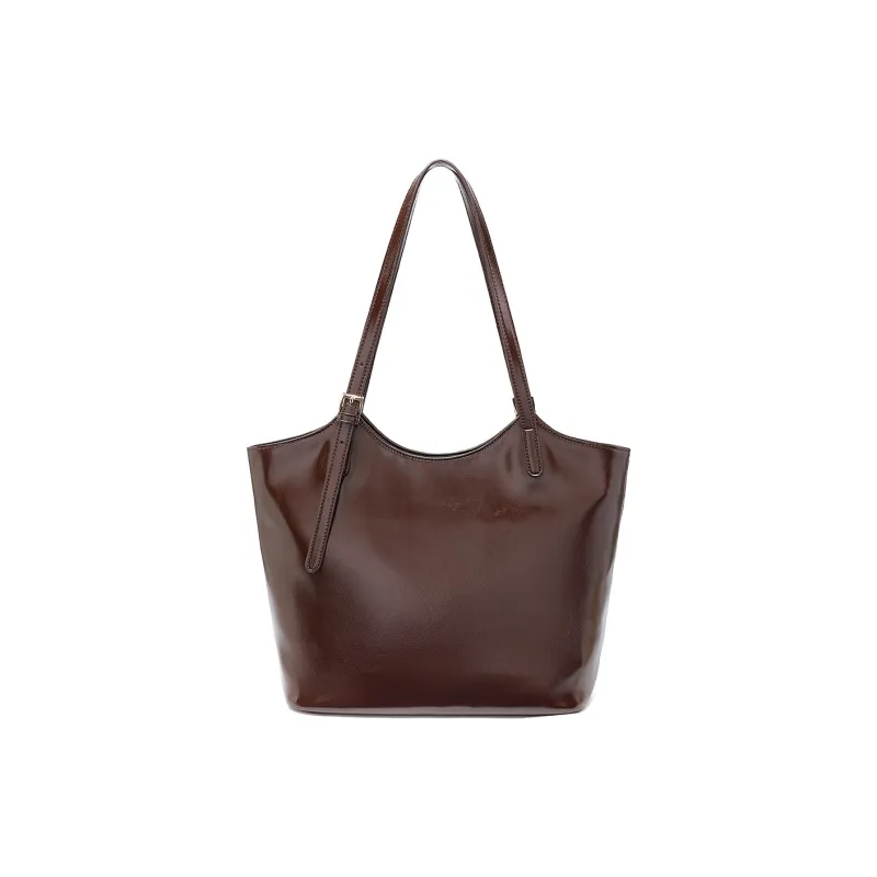 MEXICAN Polyurethane Leather Tote Handbag, Shoulder Bag Regular Women's Black/Red Brown-5