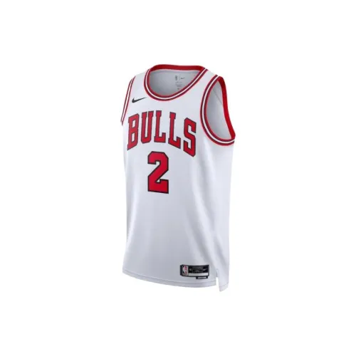 Nike X NBA Chicago Bulls Basketball Jerseys Unisex White