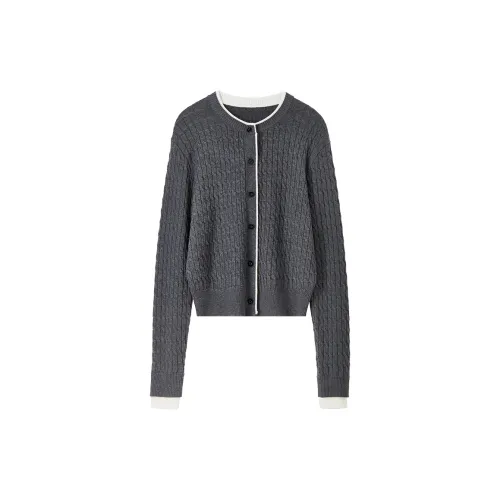 SENTUBILA Sweaters Women's Gray With White