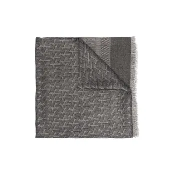 Zadig&Voltaire Glenn Jacquard-logo Lurex Scarf