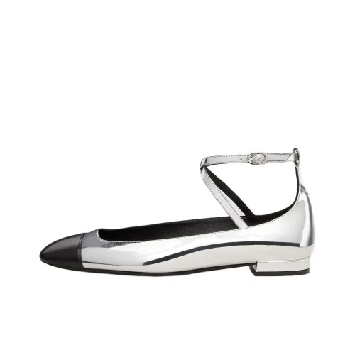 Stuart Weitzman/SW Eden Casual Single Shoes Women's Silver