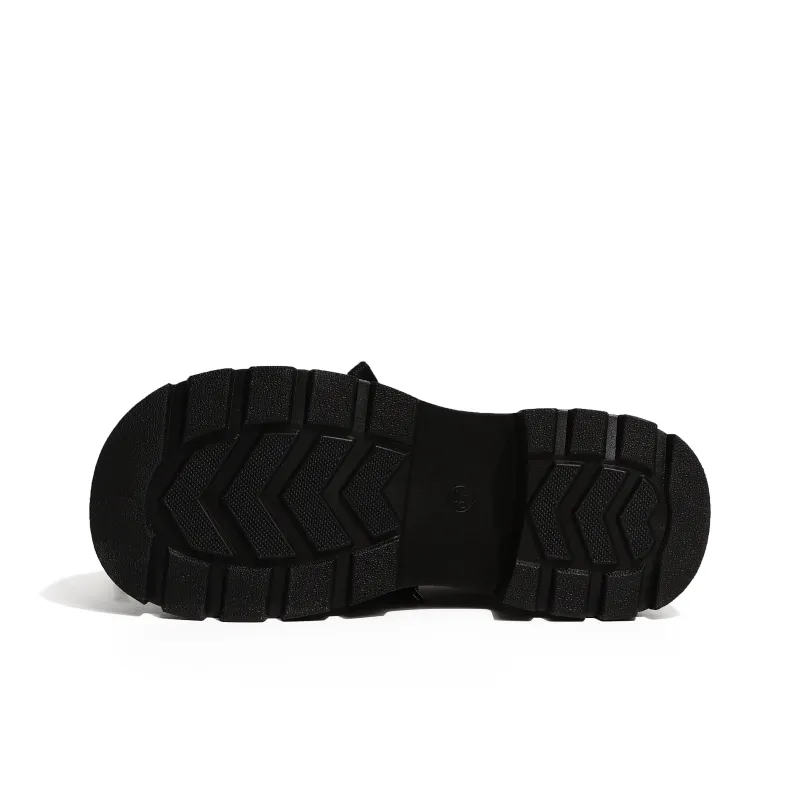 NUNZ Loafers Women's Black Glossy/Black Matte-4