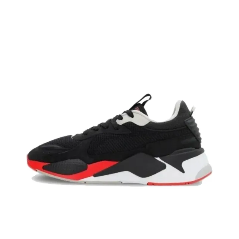 PUMA RS X Slip Resistant Low Top Casual Running Shoes Men's Black-0