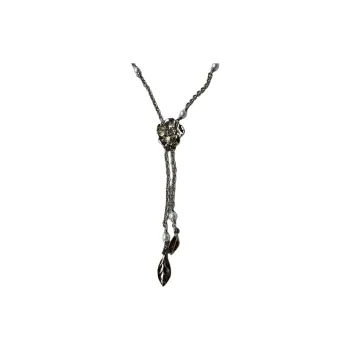 CHANEL Pearl, Rhinestone Necklaces Women's Gold