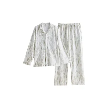 Same Language Pajama Set Men's Smoke White