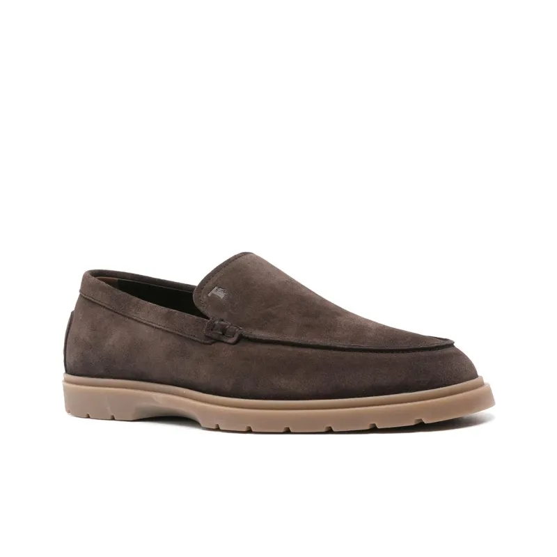 TOD'S Logo Embossed Slip On Loafers-2