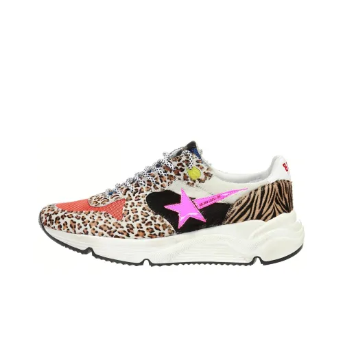 Golden Goose Casual Shoes Women's Low-Top Leopard Brown