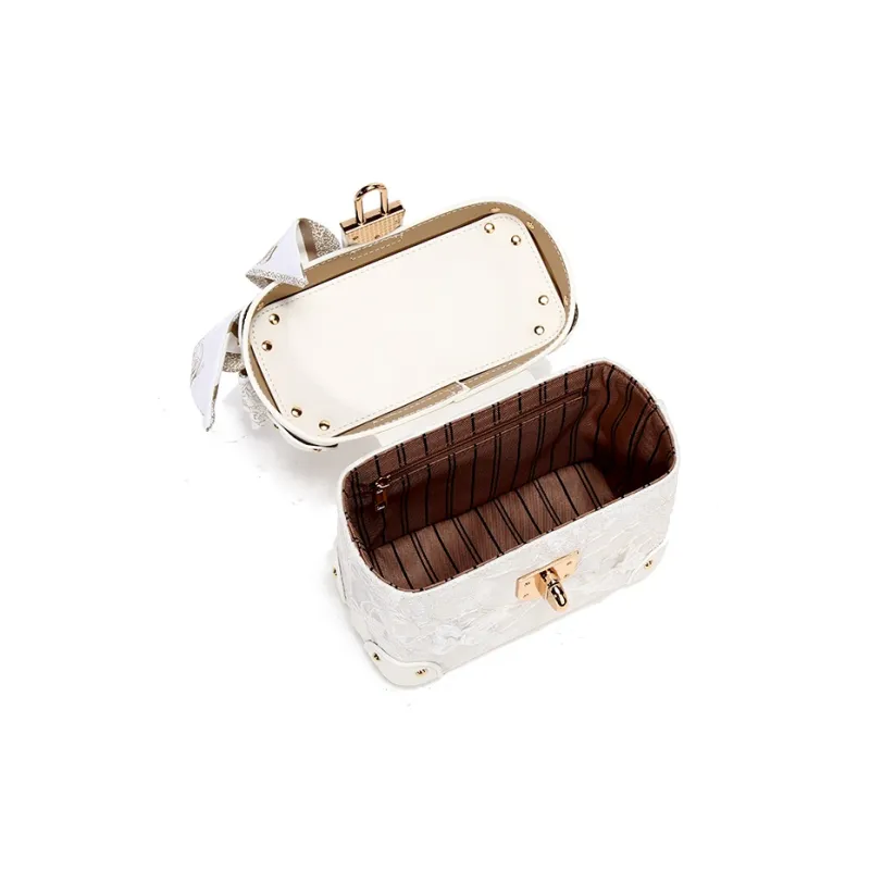 Carit&Koty Polyurethane Synthetic Leather Crossbody Handbags Regular Women's White-4