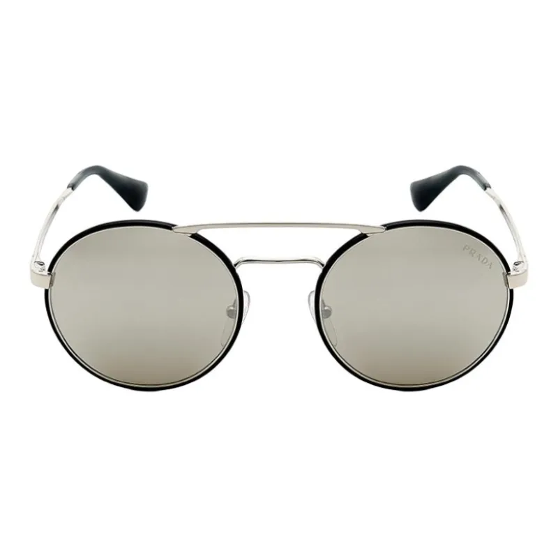 PRADA Round Sunglasses Women's Brown-6