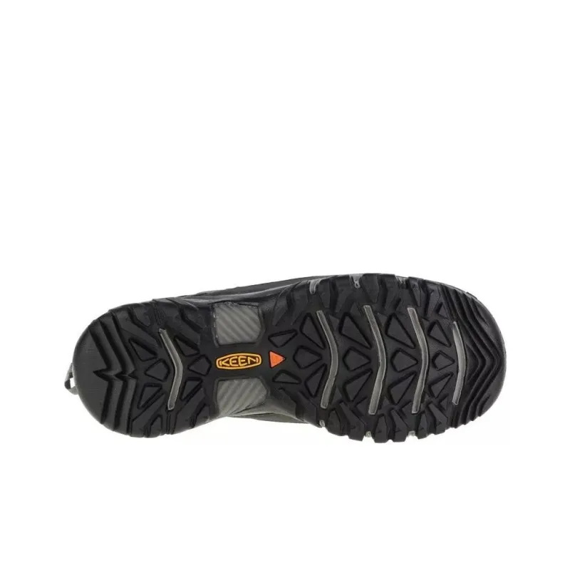 KEEN Targhee 3 Anti-Slip Wear-Resistant Low-Top Outdoor Shoes Men's Black Gray Color-3