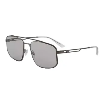 EMPORIO ARMANI Metal Aviator Sunglasses Men's Gray