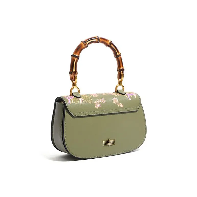 Forever Lucky Cow Leather Commute Bag One Shoulder Handbag Women's Multicolor-9