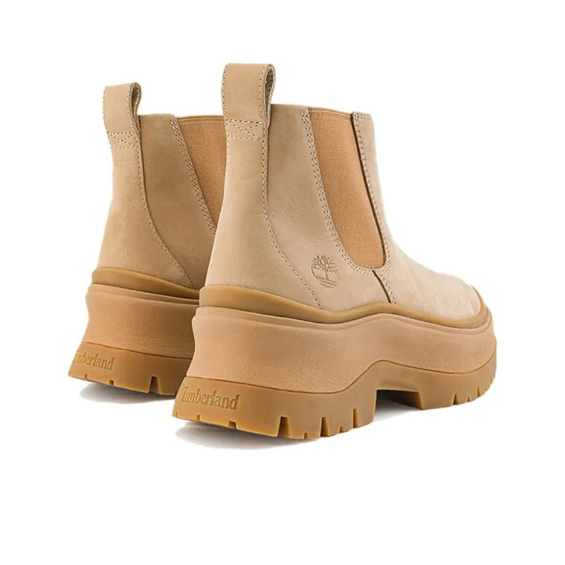 Timberland Short Chelsea Boots Women's Beige-4