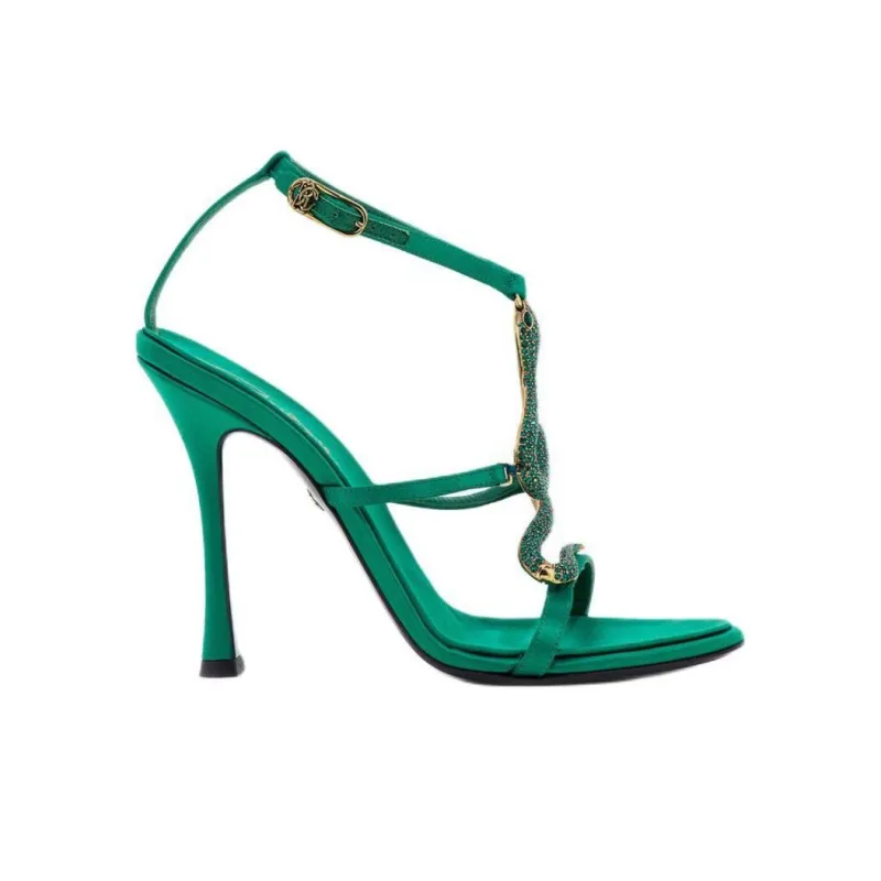 Roberto Cavalli Strap Sandals Women's Green-1