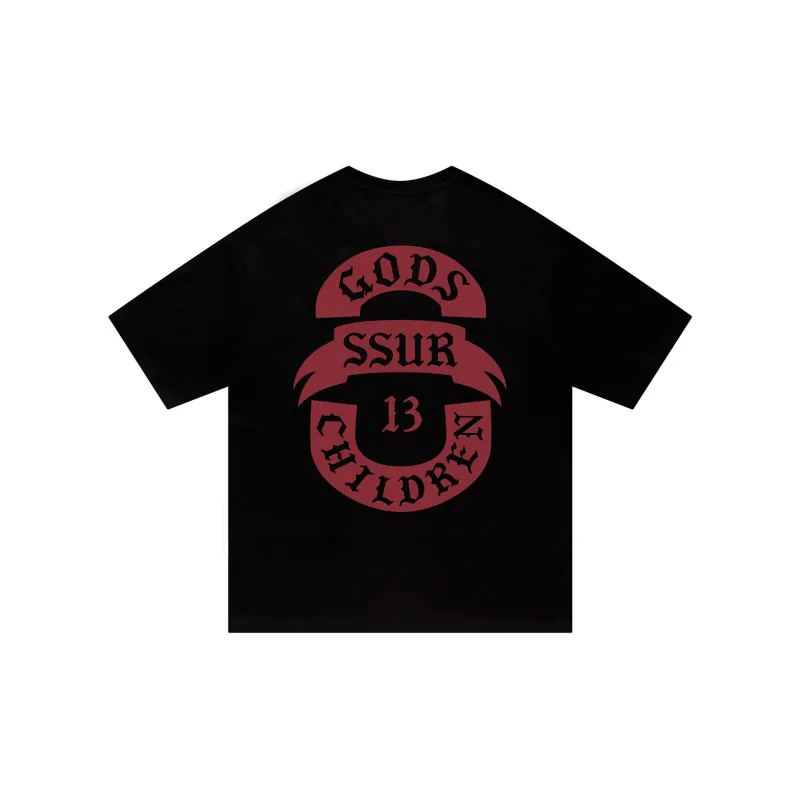 SSUR T Shirts Unisex Black-1