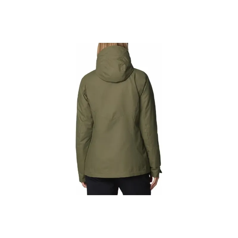 Columbia Omni Heat Water Resistant Windproof Breathable Warm Windbreaker Jacket Women's Green-1