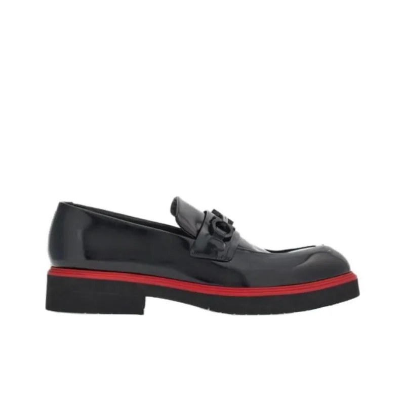FERRAGAMO Gancini-ornament Leather Mocassins-1