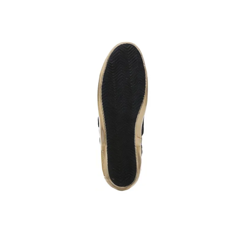 Golden Goose Francy Stylish Skateboarding Shoes Men's Black Vintage Version-4