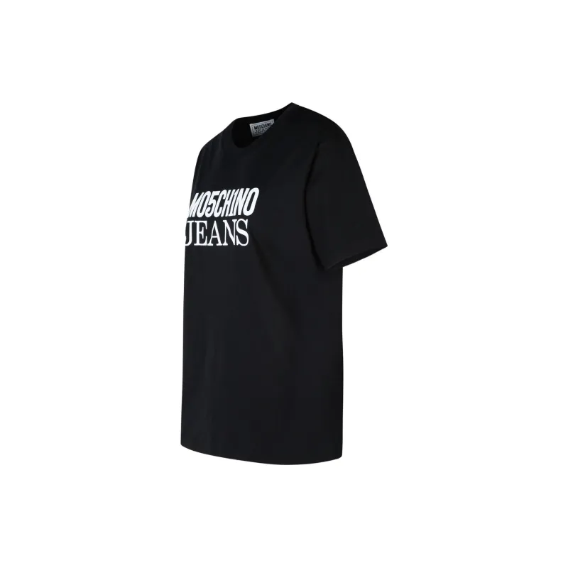 MOSCHINO Jeans Logo Printed Crewneck T Shirt-2