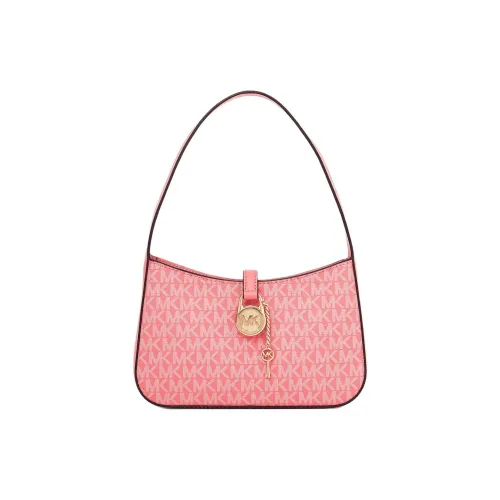 MICHAEL KORS Coated Canvas Handbag, Shoulder Bag Trumpets Women's Pink