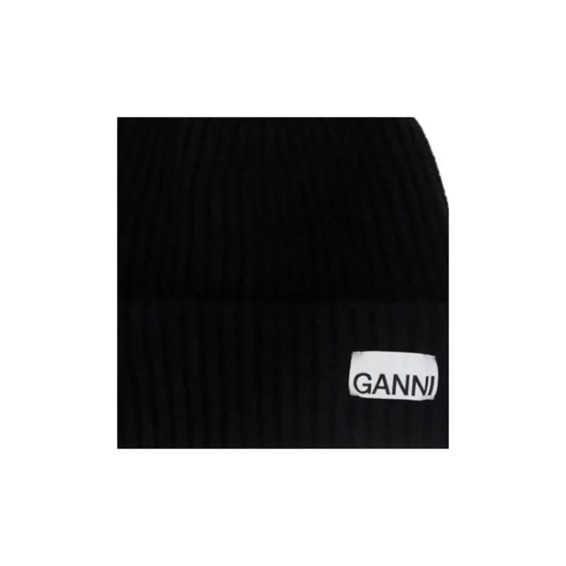 GANNI Wool Beanie-2