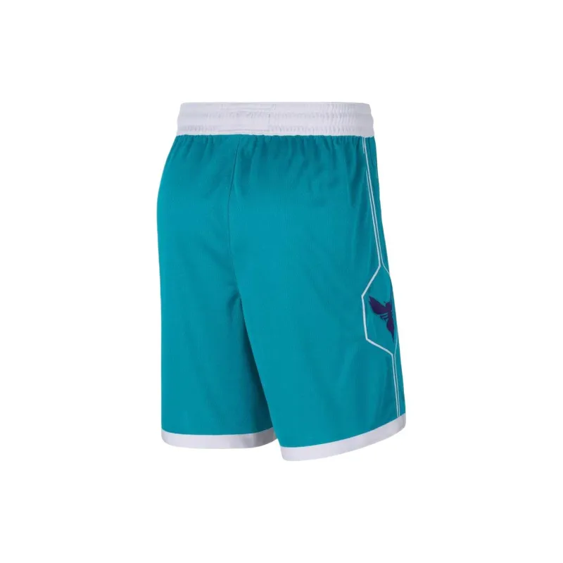 NBA Charlotte Hornets Charlotte Hornets Jordan Icon Swingman Basketball Shorts Men's Lake Blue-1