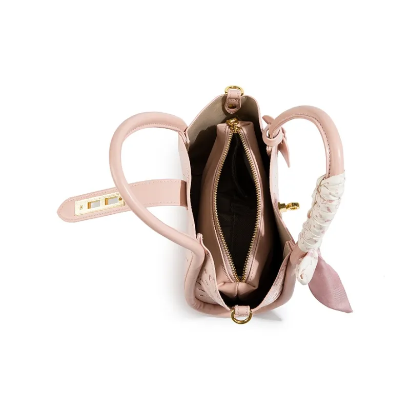 MACKJANICE Handbags Heart Embossed Pink-3