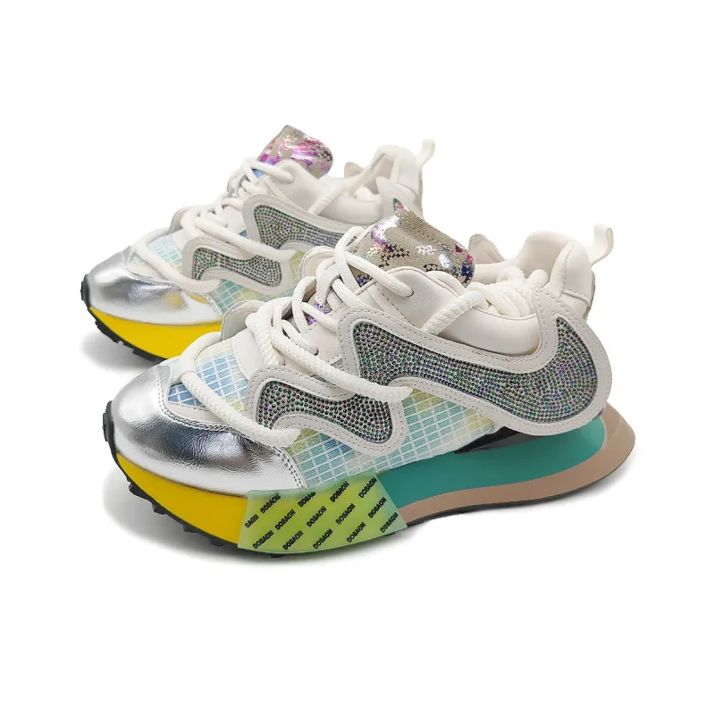 CHOVO Low-Top Chunky Sneakers Unisex-1