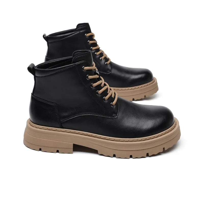 LUOGOKS Men's Casual Shoes Men High Top-9