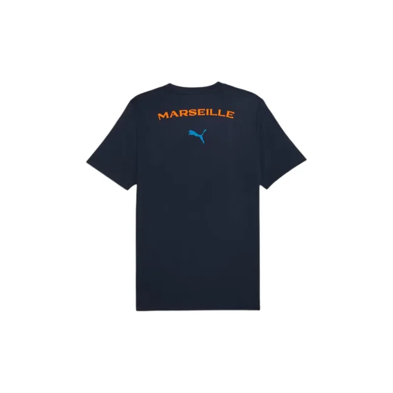 PUMA Olympique De MarseilleDRYCELL SS24 T-Shirt Men's Marine Blue-1