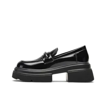 DAPHNE Women's Height Journal Loafers 6CM Women's Black