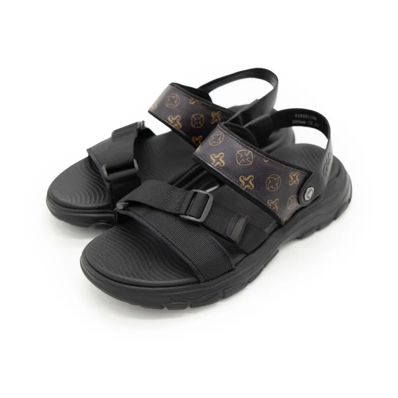 Satchi Beach Sandals Men's Black-2